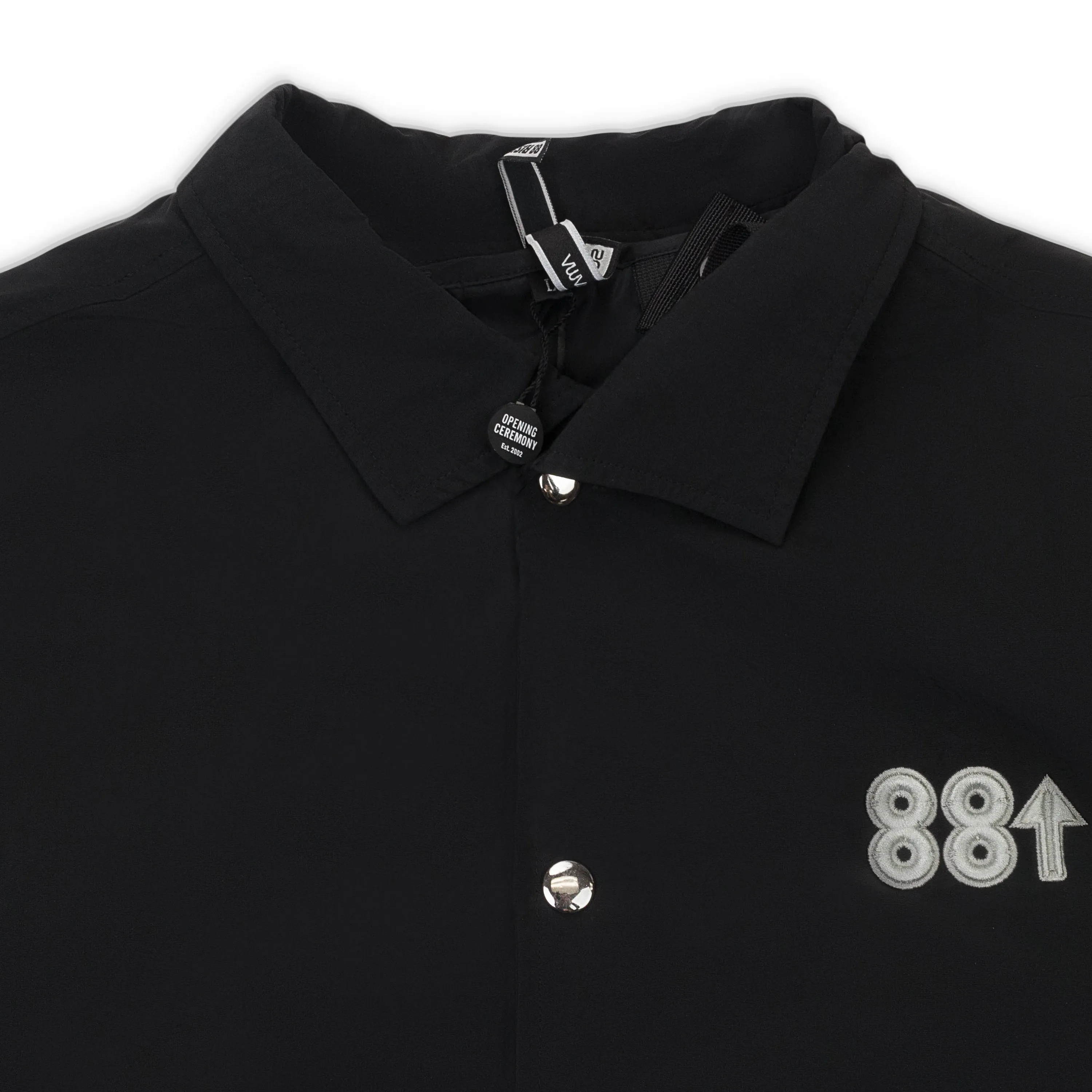 88 RISING X SORYAMA DIGITAL ROBOT FACE BLACK COACH JACKET