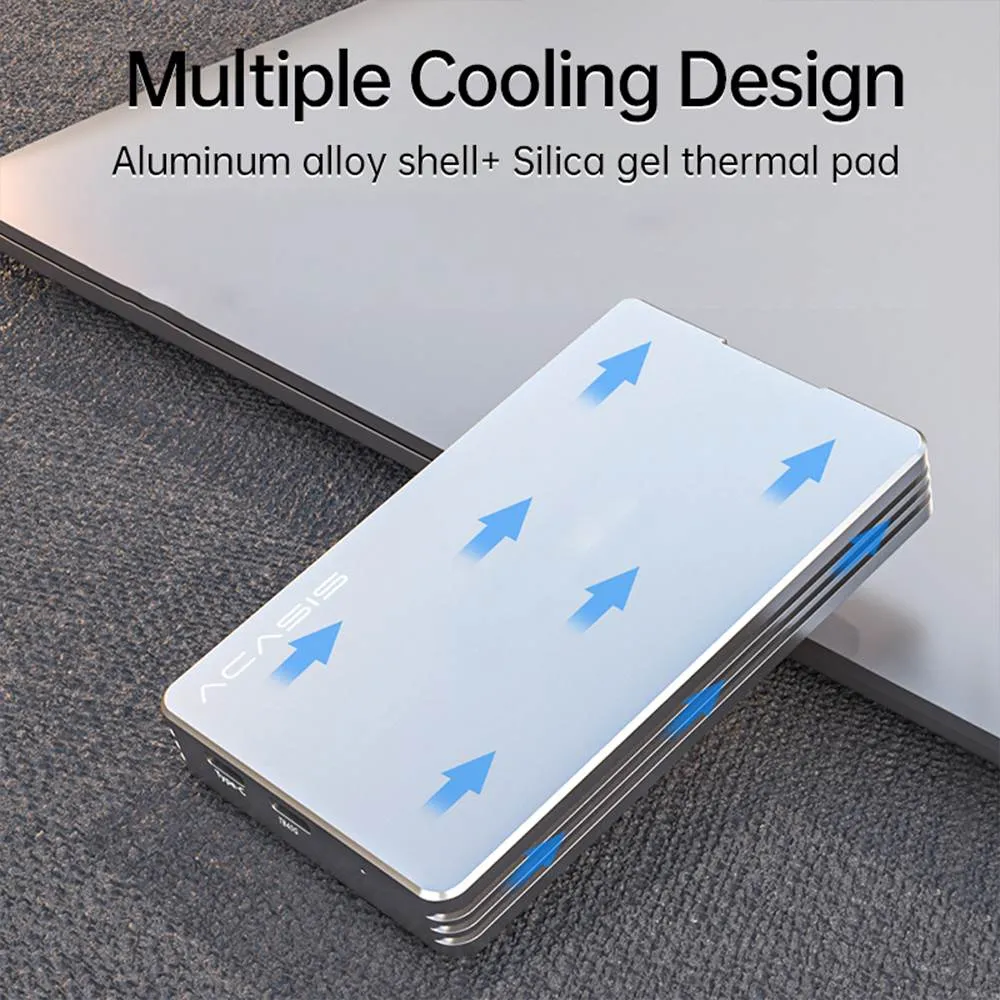 Acasis Thunderbolt 3 40Gbps NVMe M.2 8TB Aluminum Shell SSD Enclosure