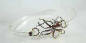 Antique Steampunk Kraken Octopus Sea Life Octopus Charm Bracelet