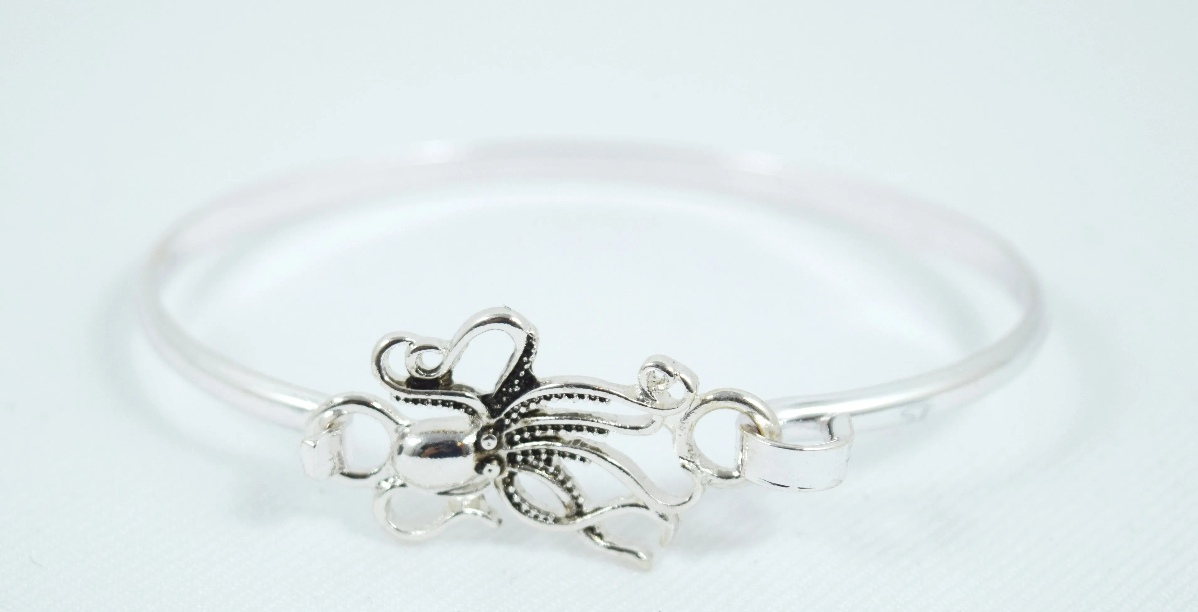 Antique Steampunk Kraken Octopus Sea Life Octopus Charm Bracelet