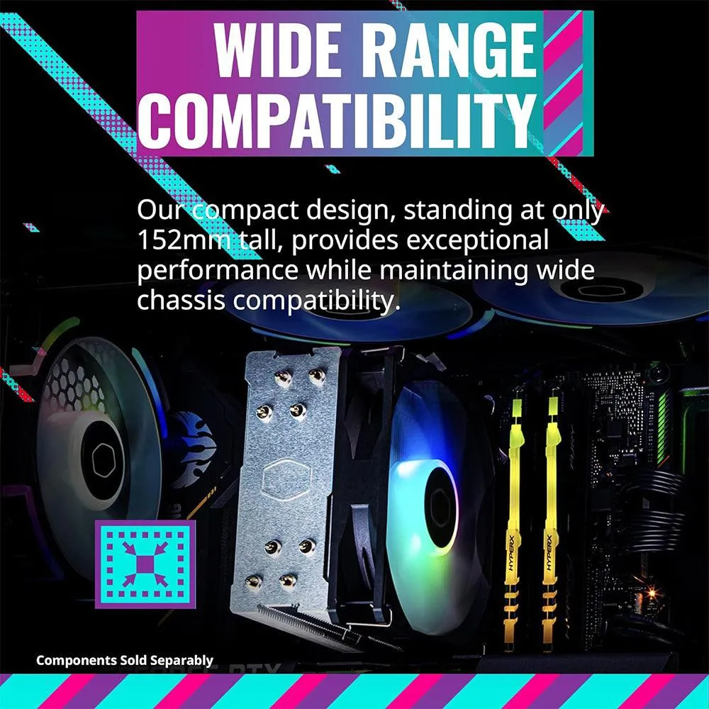 Cooler Master Hyper 212 Spectrum V3 RGB CPU Air Cooler