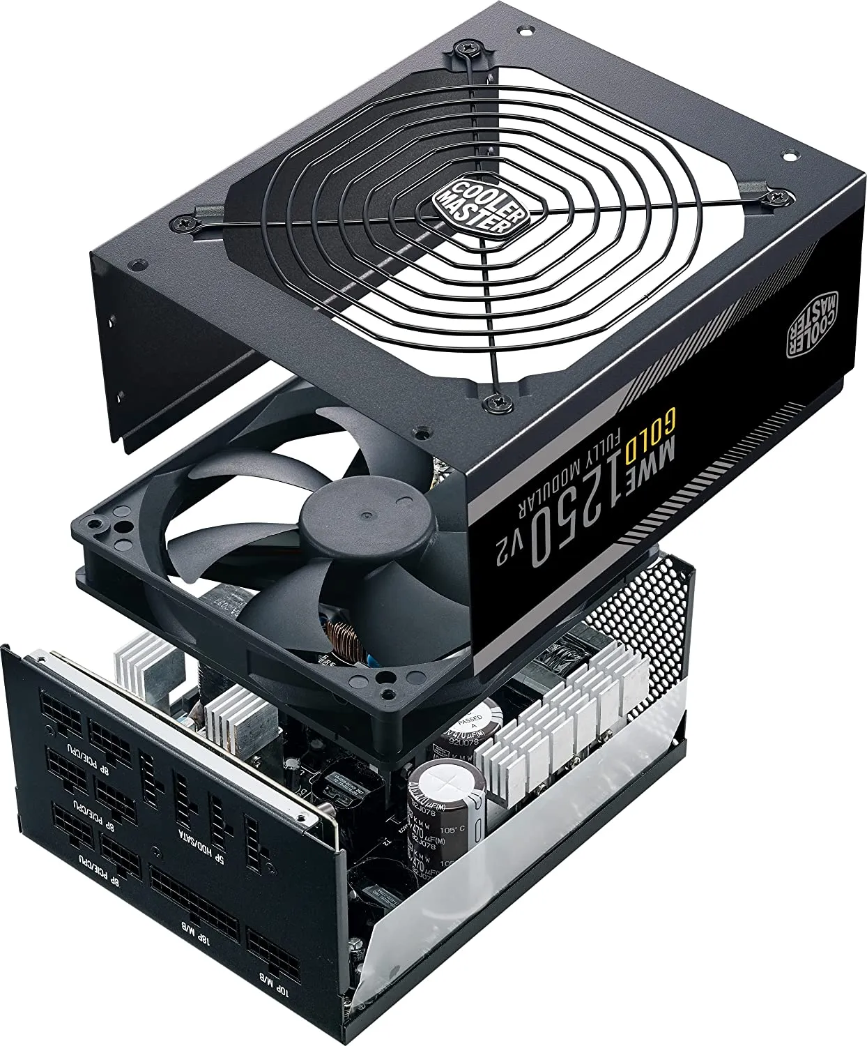 Cooler Master MWE 1250 V2 ATX3.0 1250 Watt 80 Plus Gold SMPS