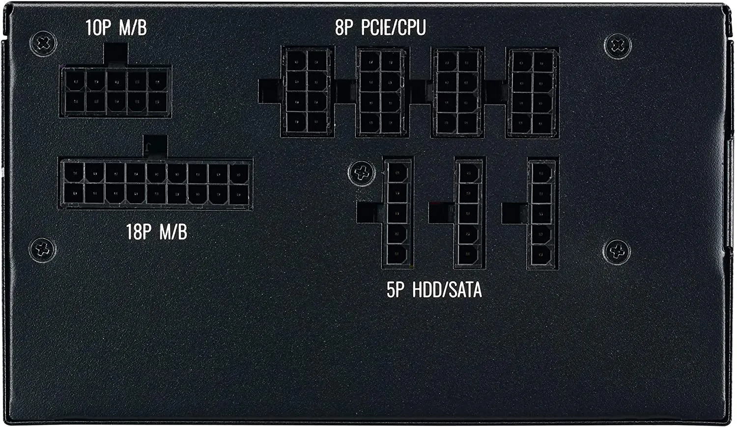 Cooler Master MWE Gold 550 V2 Full Modular, 550W, 80  Gold Efficiency, 2 EPS Connectors, 120mm HDB Fan, Semi-fanless Operation