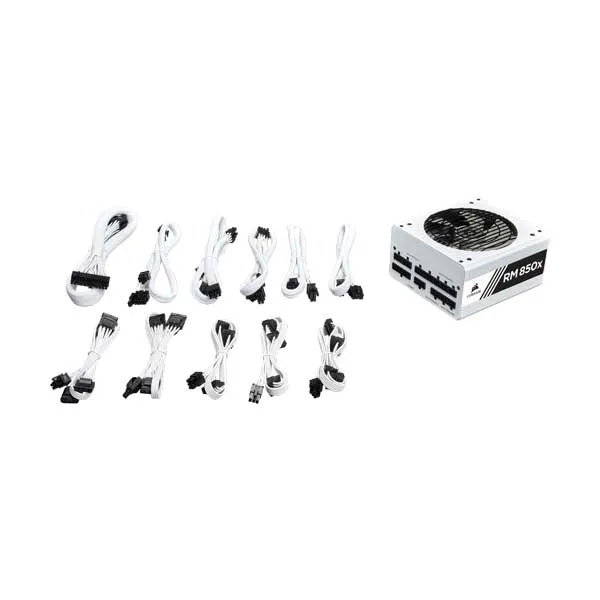 CORSAIR CP-9020188-NA 850W 80PLUS Gold RM850x White Fully Modular Power Supply