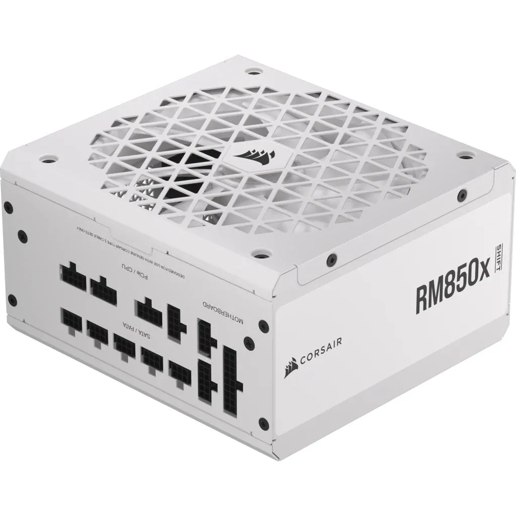 Corsair RMx RM850x Shift 850W ATX 80 Plus Gold Fully-Modular ATX Power Supply (White)