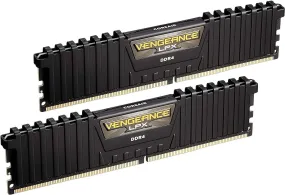 Corsair Vengeance LPX 16GB Kit (2 x 8GB) Memory RAM, DDR4, 3000MHz (PC4-24000), CL15, XMP 2.0, DIMM Desktop Memory RAM