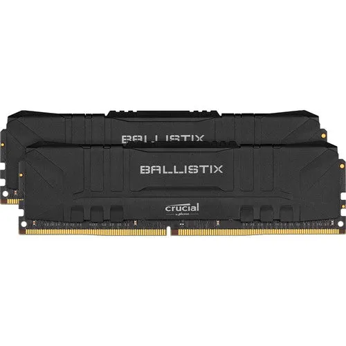 Crucial Ballistix 32GB (2x16GB) DDR4-3000 Desktop Gaming Memory, 288-pin RAM (Black) - BL2K16G30C15U4B