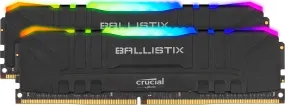Crucial Ballistix RGB 16GB (2x8GB) DDR4-3000 Desktop Gaming Memory, 288-pin RAM Module (Black) - BL2K8G30C15U4BL