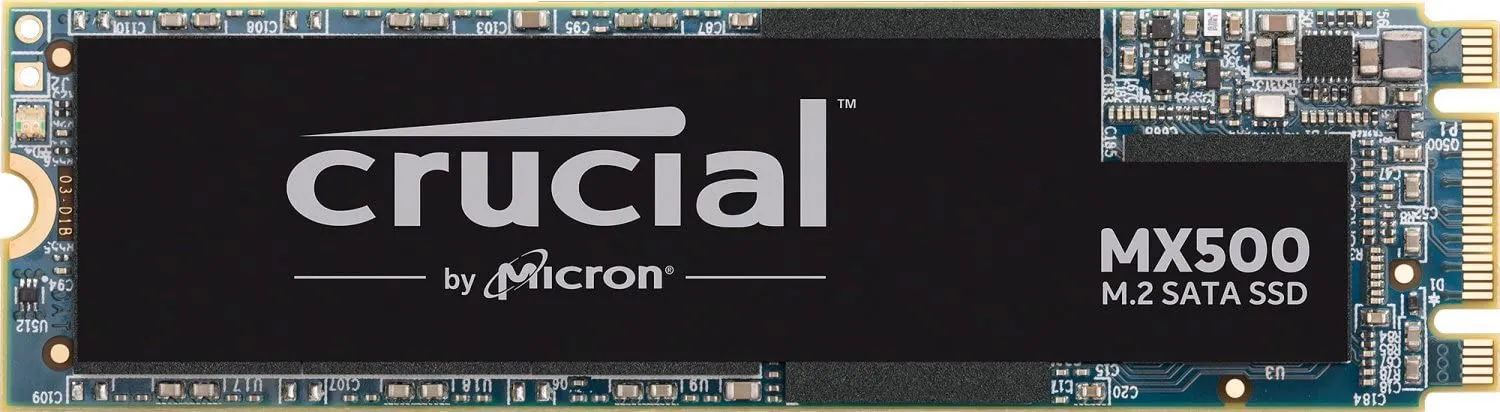 Crucial MX500 M.2 Internal 1TB Solid State Drive, Micron 3D TLC NAND - CT1000MX500SSD4
