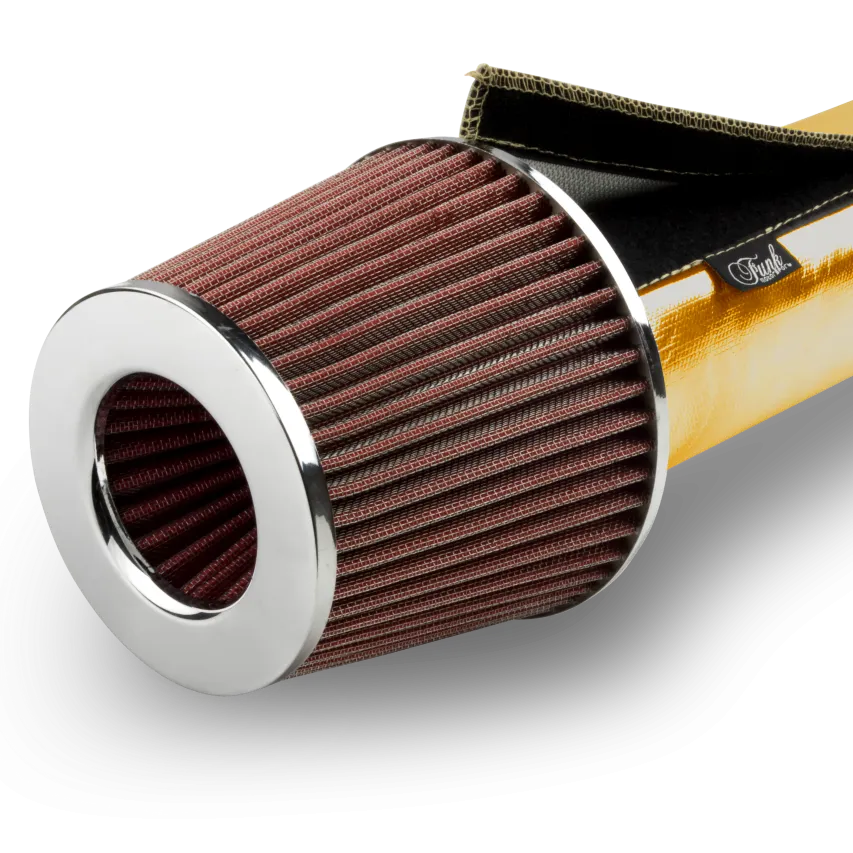 Funk Motorsport Gold Induction Kit Heat barrier Velcro sleeving