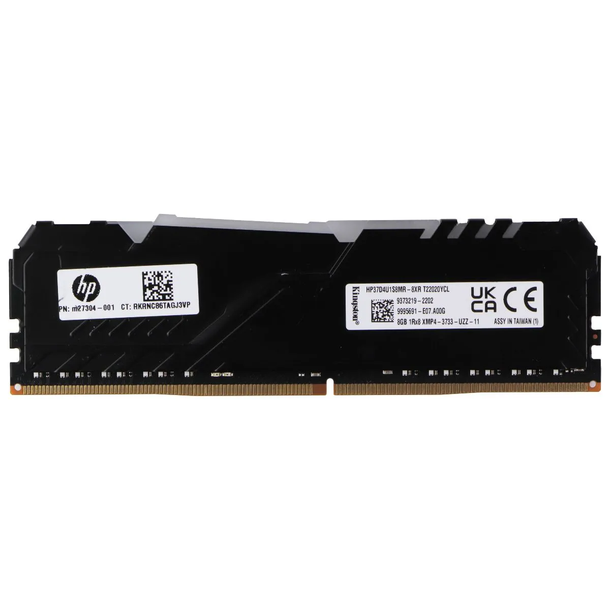 HP Kingston HyperX Fury (8GB) DDR4 Desktop RAM 1Rx8 3733MHz HP37D4U1S8MR-8XR
