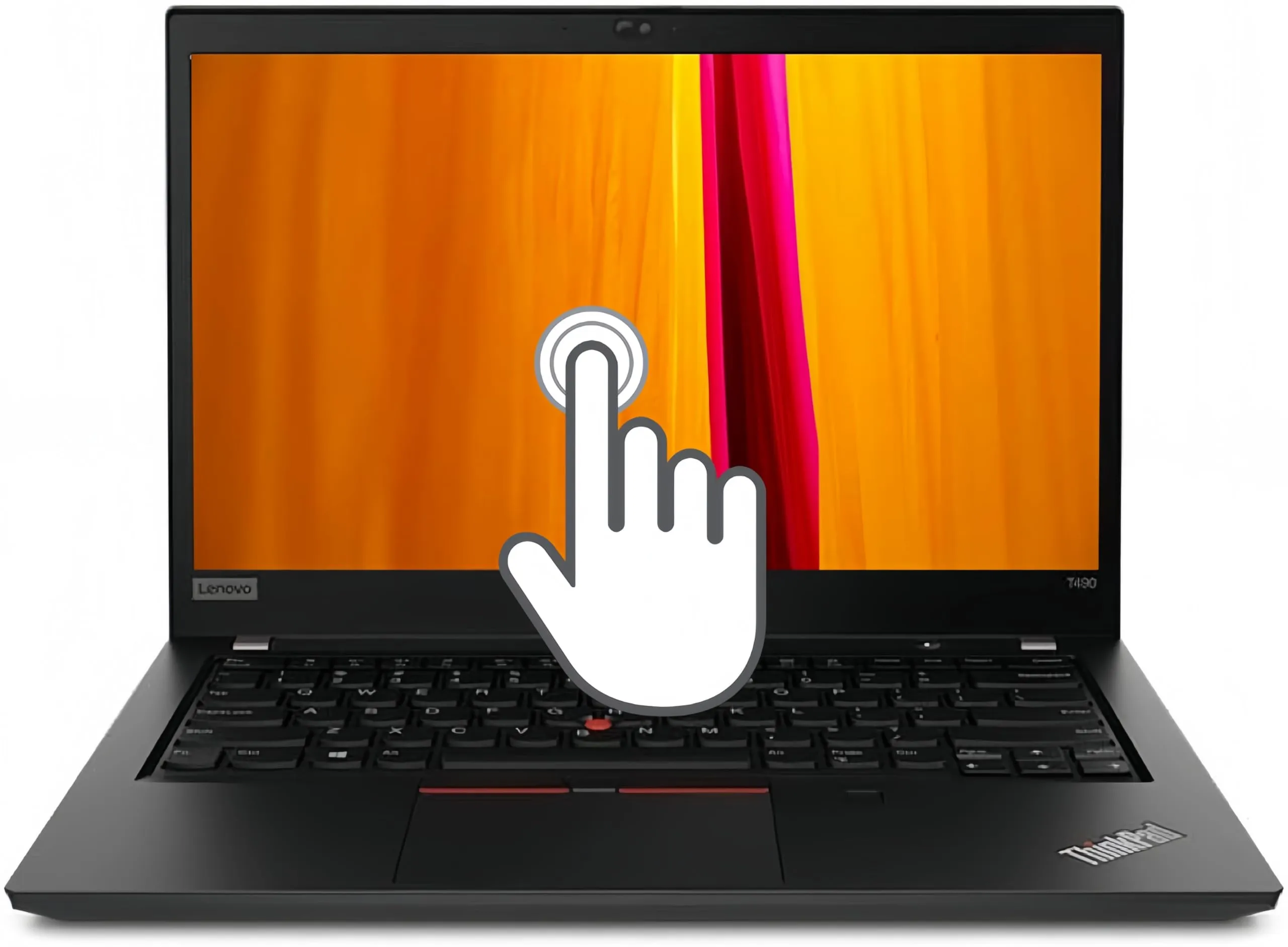 Lenovo ThinkPad T490 Laptop | 14" TOUCH SCREEN FHD IPS (1080p) | Intel Core i5-8365U (up to 4.10GHz) Quad-Core (8th Gen), 16GB RAM, 256GB NVMe SSD - Windows 11 - Intel® UHD 620, USB-C (Thunderbolt), HDMI - Certified Refurbished (Grade A) - 1 Year Warranty