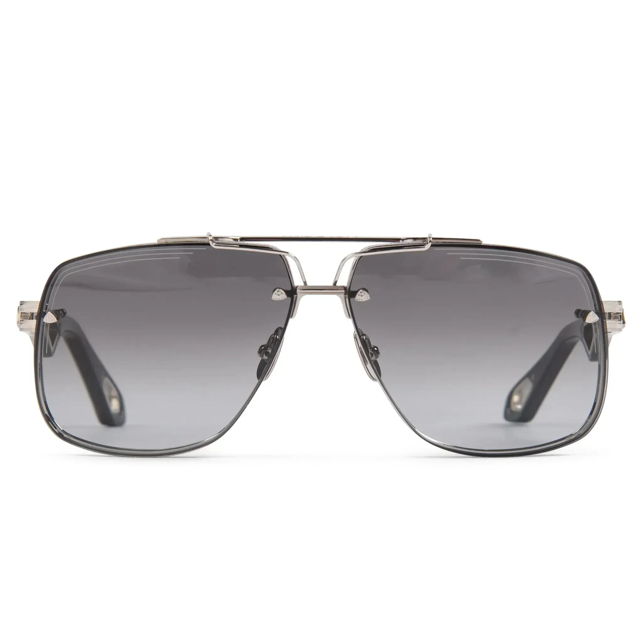 Maybach Eyewear The King II P-HT-Z63 Platinum Grey Gradient Sunglasses