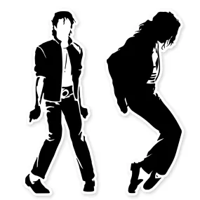 Michael Jackson Stickers | Thriller And Billie Jean Art