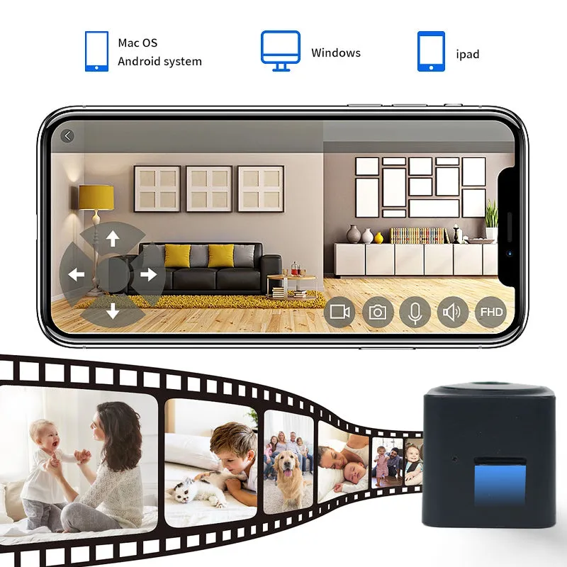 Mini Wifi Camera Full HD Two Ways AUDIO 5Hours 1080P Wireless IP Camcorder Night Vision Micro Cam Motion Detection Video DV Live