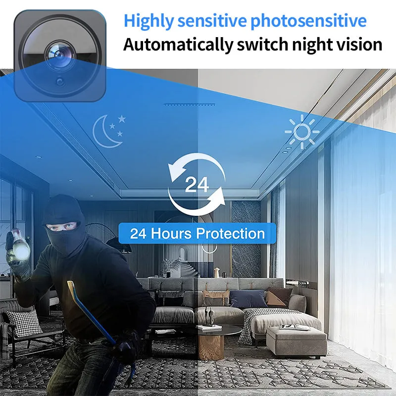 Mini Wifi Camera Full HD Two Ways AUDIO 5Hours 1080P Wireless IP Camcorder Night Vision Micro Cam Motion Detection Video DV Live