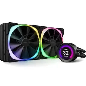 NZXT Kraken Z63 280mm LCD Display RGB Connector AIO RGB with RGB Fans CPU Liquid Cooler Black