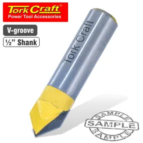 ROUTER BIT V GROOVE 90 DEGREE 5/8'