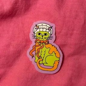 Silly Cat Sticker