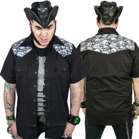 Skull Pile Western Shirt