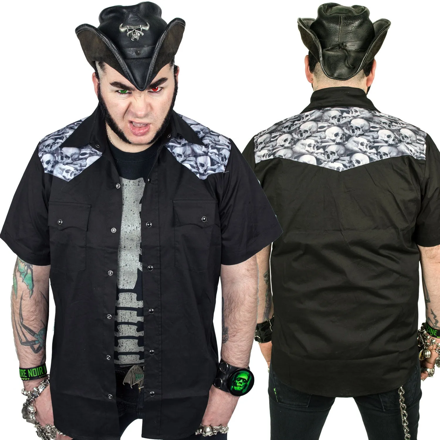 Skull Pile Western Shirt