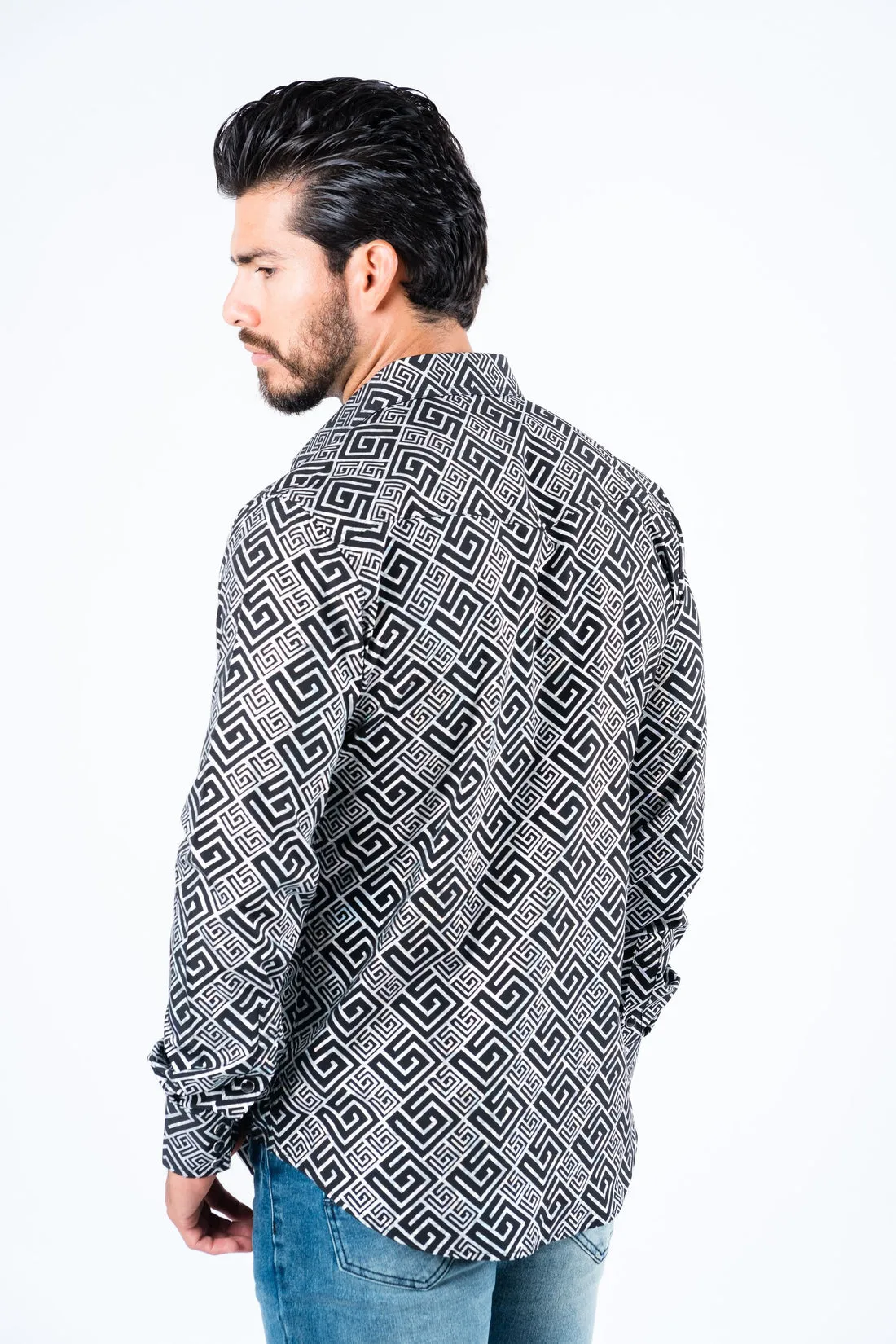Westen Snap Digital Print Long Sleve