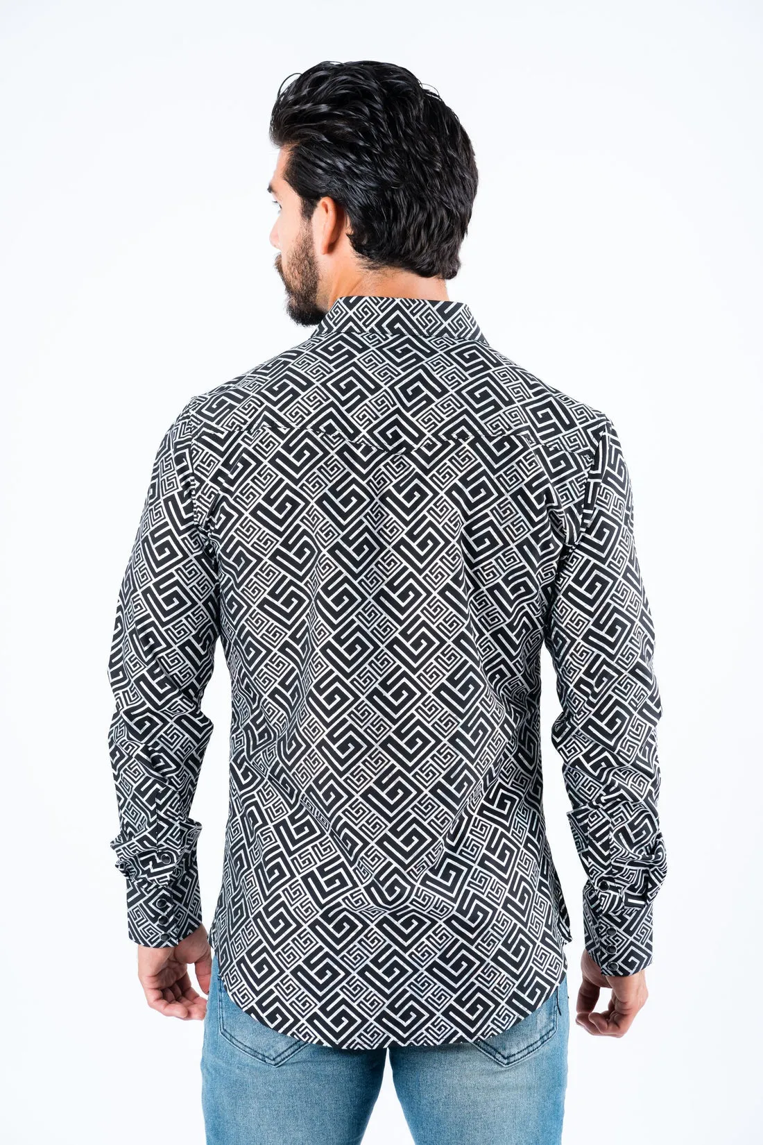 Westen Snap Digital Print Long Sleve