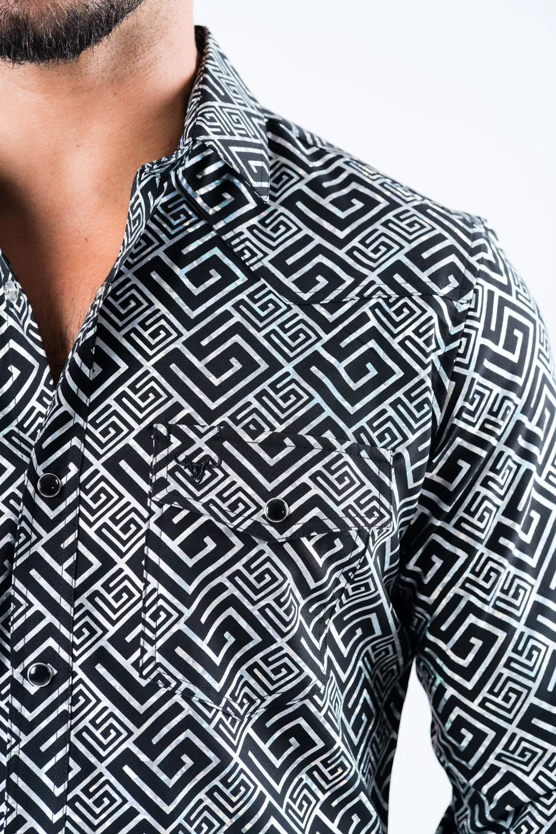 Westen Snap Digital Print Long Sleve
