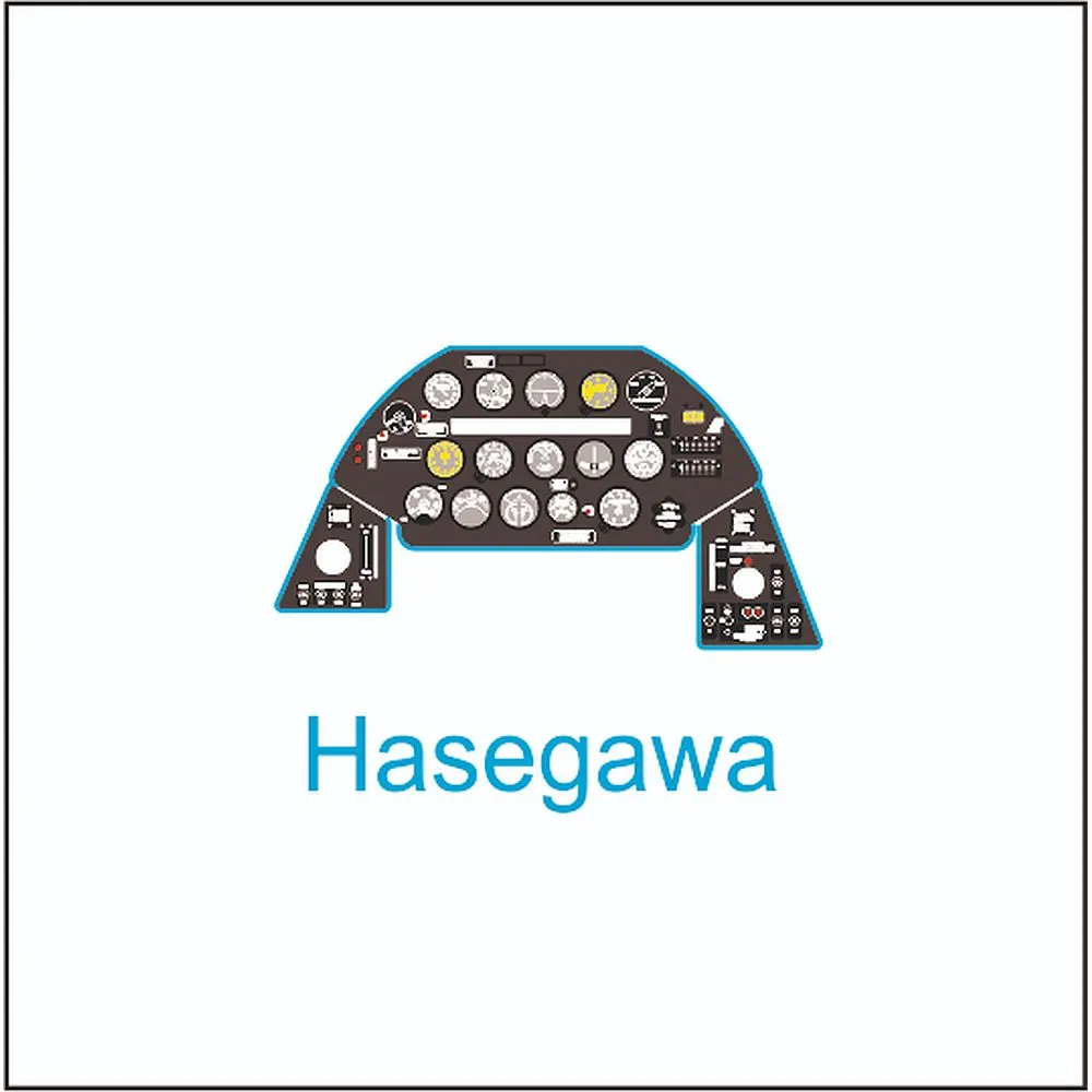 Yahu Models YMA4841 F4U-5 Corsair Instrument Panel Hasegawa 1/48