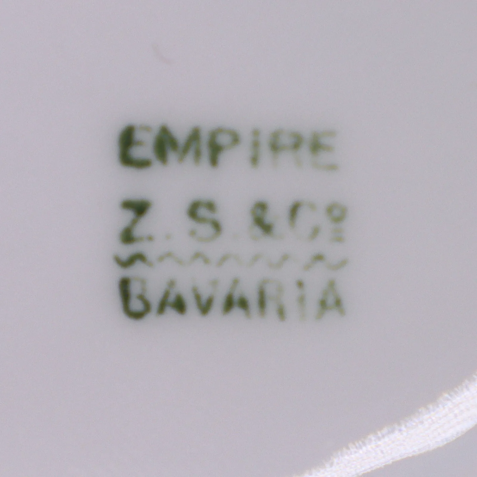 Z.S & Co Zeh. Scherzer Co 4pc Empire Fruit Bowls Bavaria Pink Roses 1900